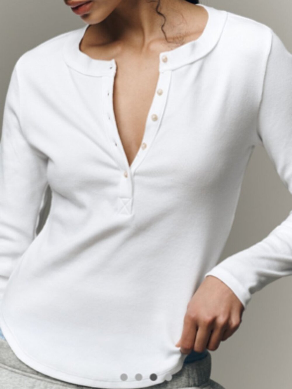 Anthropologie Pilcro Long-Sleeve Henley